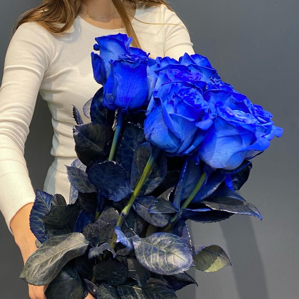 Букет из 11 синих роз Эквадор