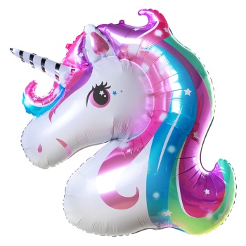 Фольгированный шар голова Единорога