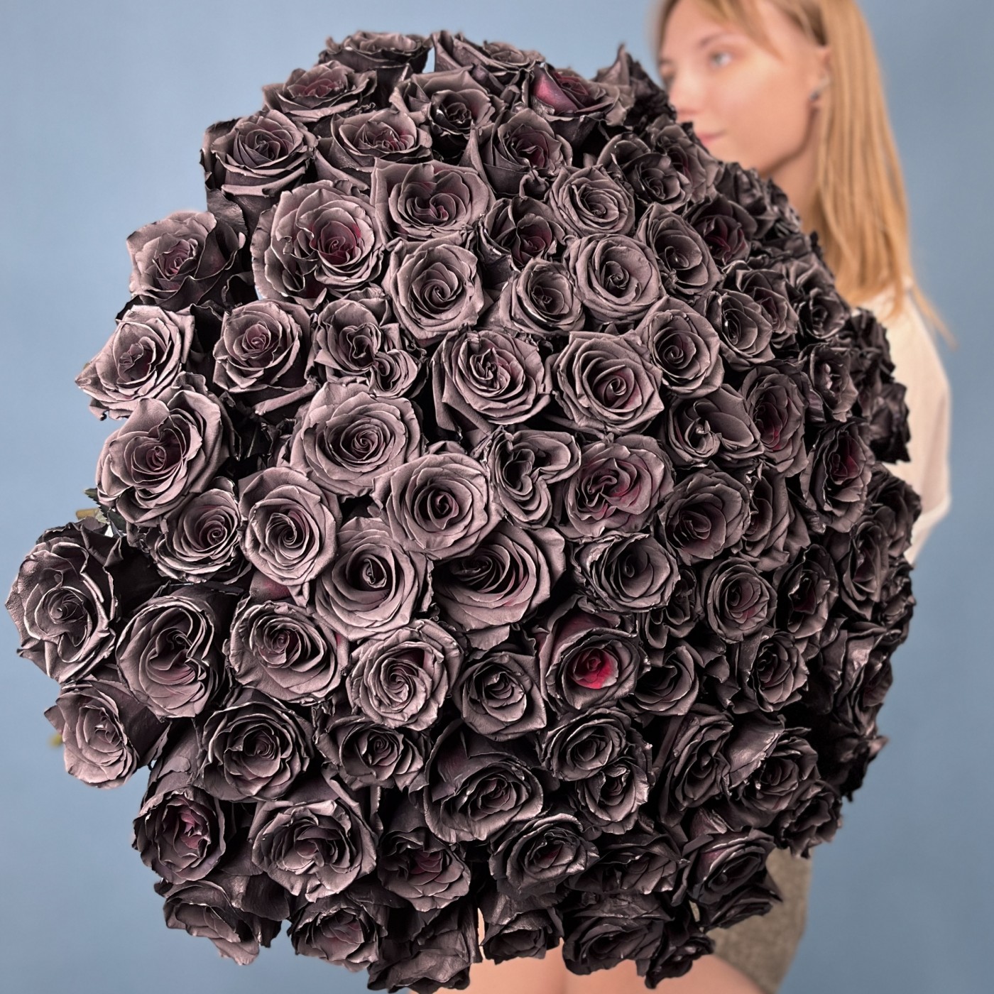 Букет из 101 черной розы