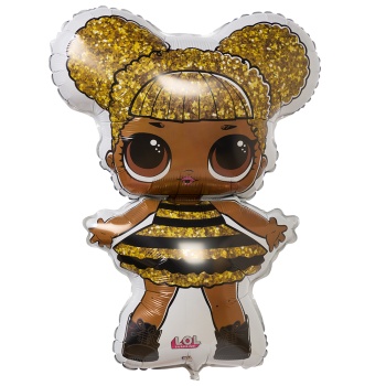 Фольгированный шар кукла ЛОЛ королева